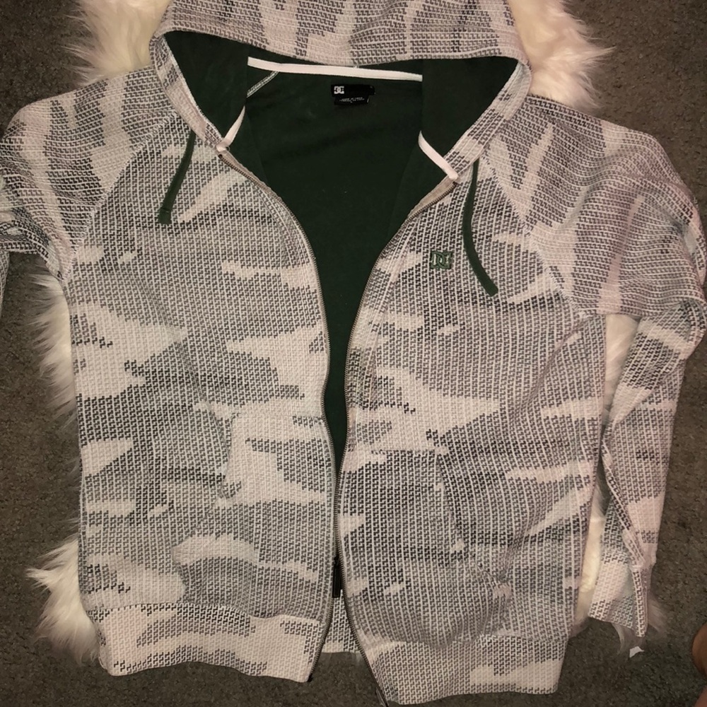 Camo DC hoodie jacket
